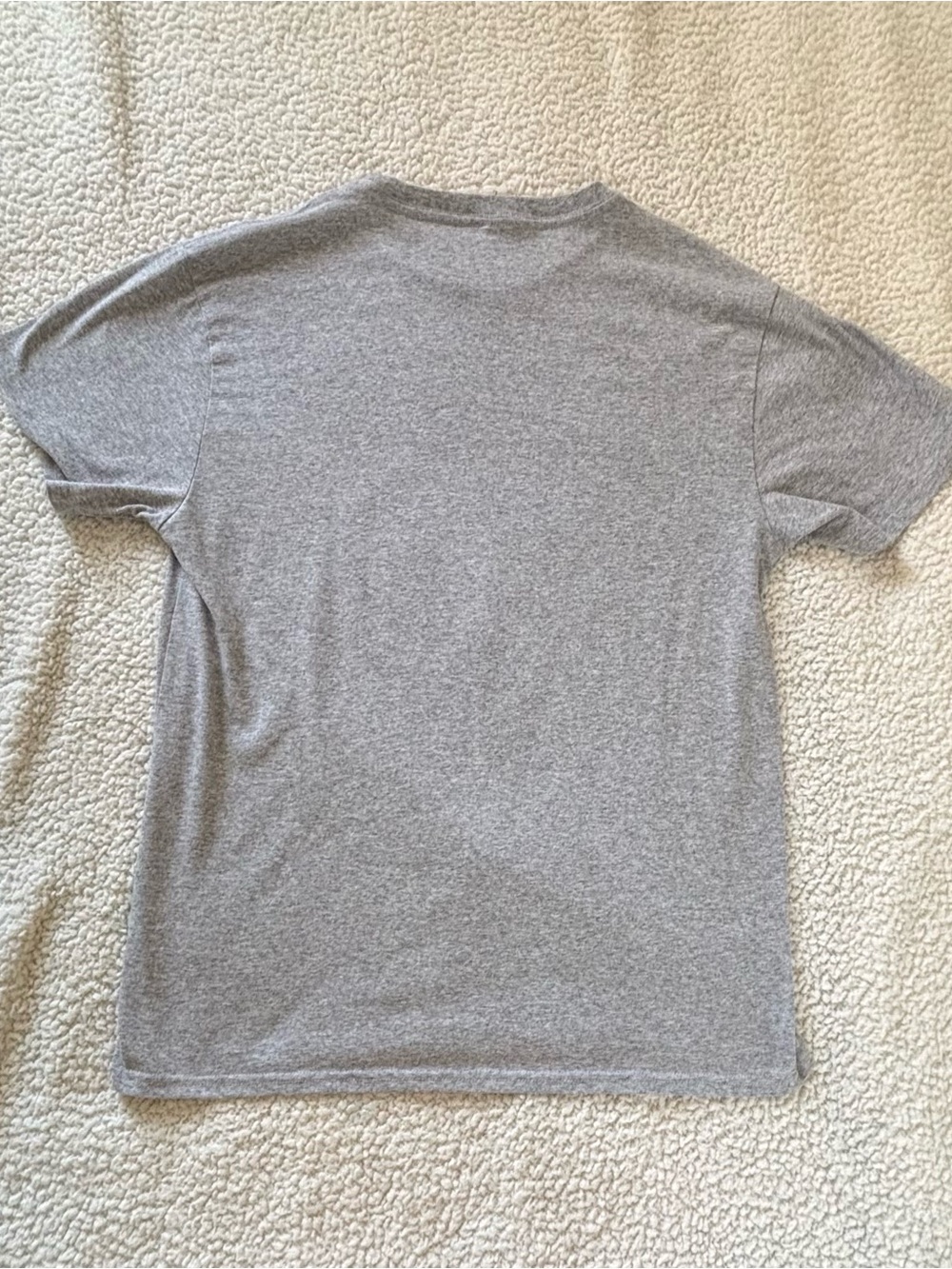 Records Grey Graphic T-Shirt - Orange & Navy Print - Picture 2 of 2